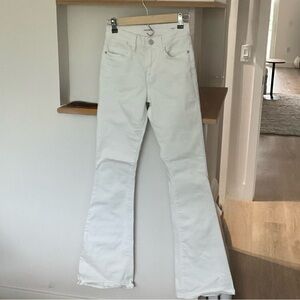 Frame Denim White Flare Jeans